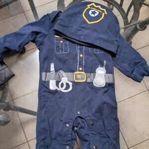 baby 3-6 month police costume